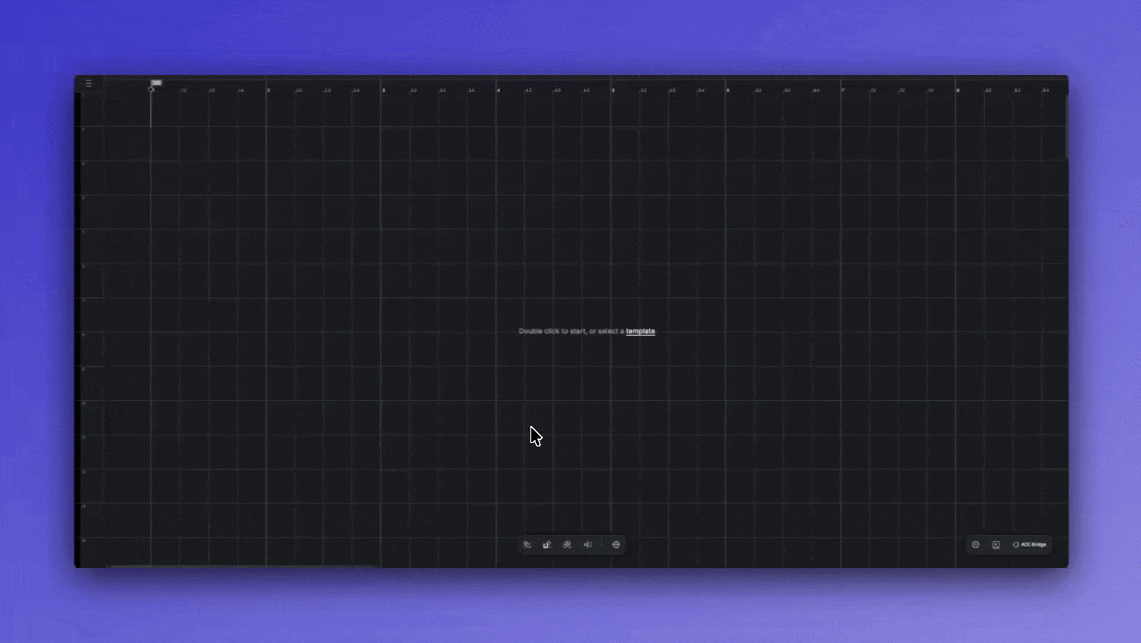 Accessing the ACE Studio Voice Library by clicking from the main toolbar.