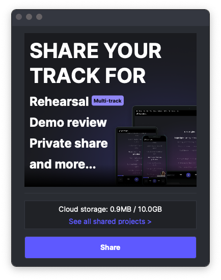 Share your ACE Studio project.